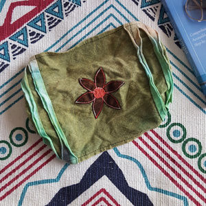 Stonewashed Cotton Flower Headband